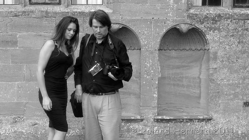 Male and Female model photo shoot of Roland_Herrera and XxlouisaxX in Montacute House