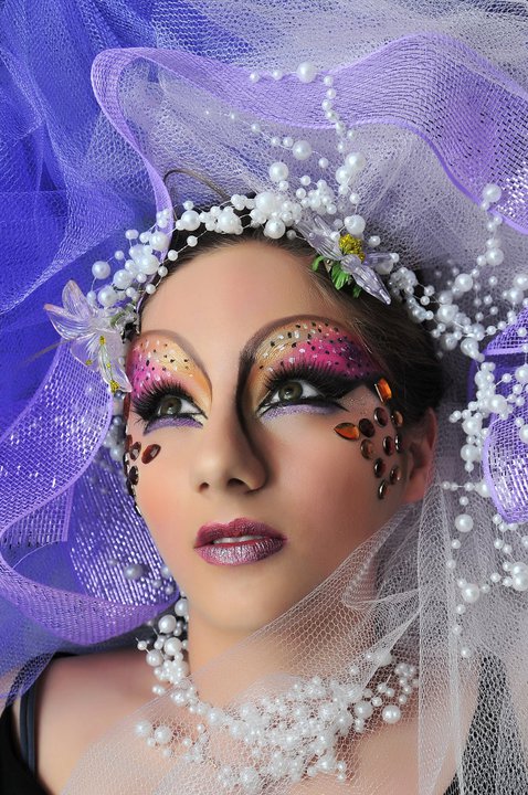 Female model photo shoot of Makeup by Nikolina