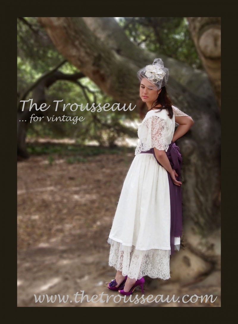 Female model photo shoot of The Trousseau