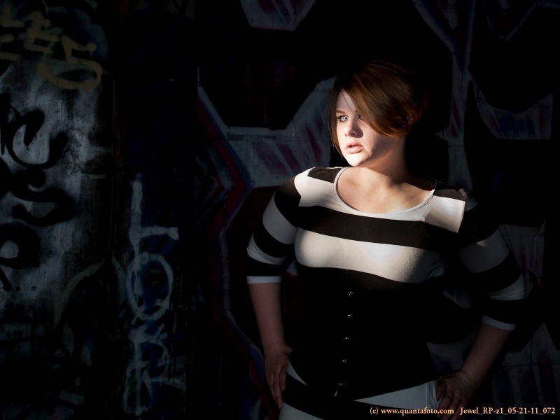 Female model photo shoot of Zombicide by quantafoto in Richmond, CA