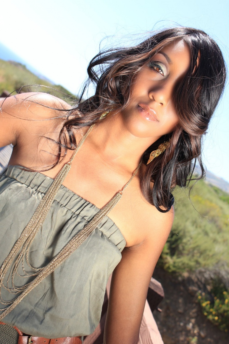 Female model photo shoot of Quinci in Palos Verde, CA.