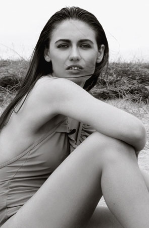 Female model photo shoot of Kelly Donegan  in beach