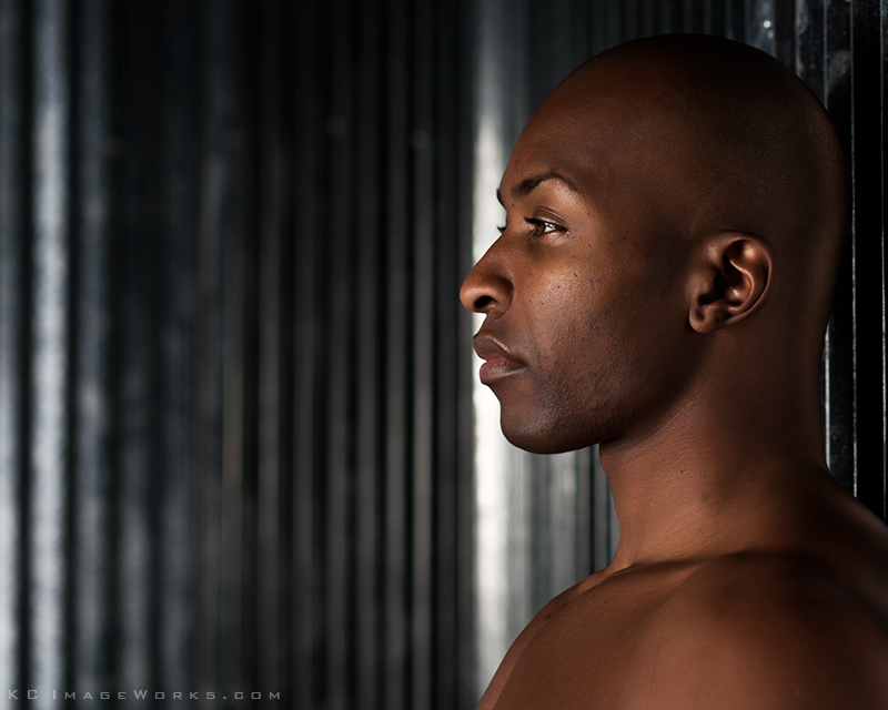 Male model photo shoot of Cyborg by KC ImageWorks
