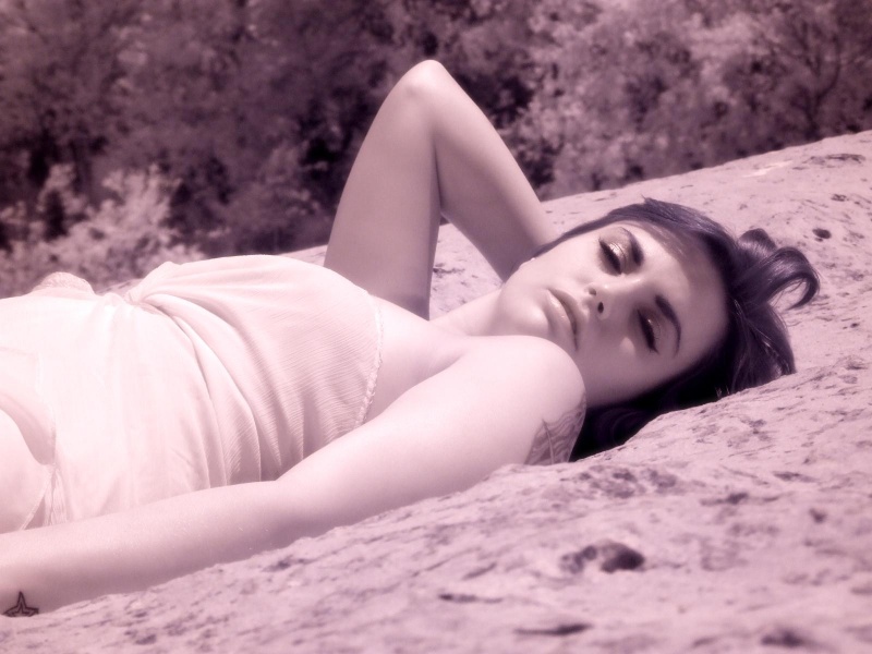 Female model photo shoot of Golona  in Bull Creek, Austin TX