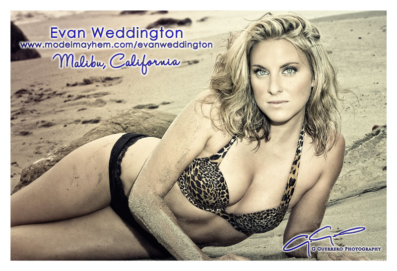 Female model photo shoot of Evan Weddington by G GUERRERO PHOTOGRAPHY in Malibu