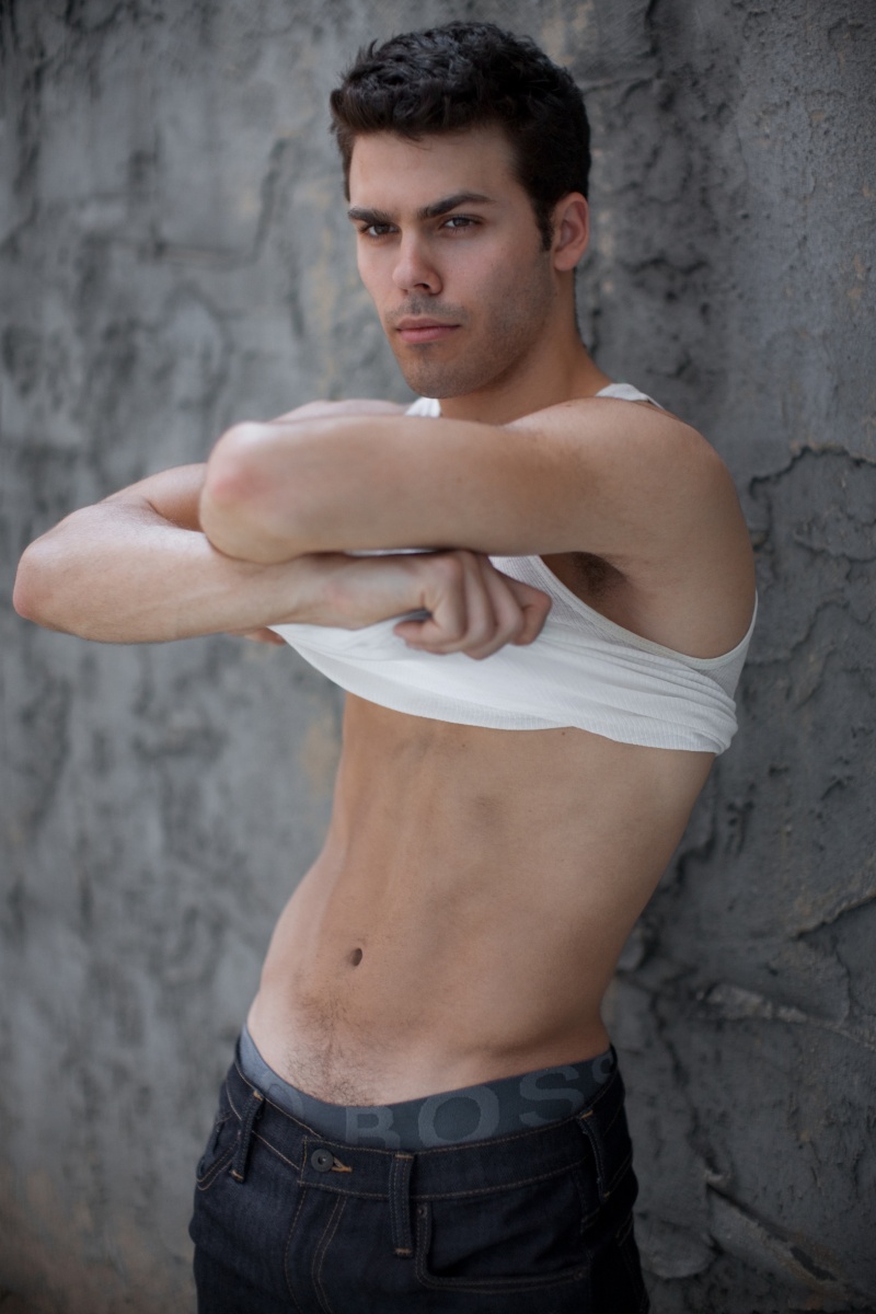 Male model photo shoot of Aaron John in NYC