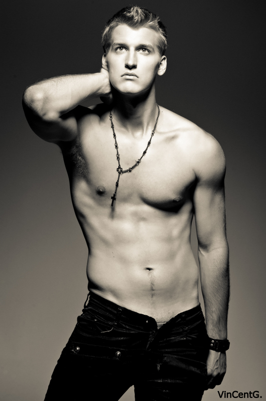 Male model photo shoot of Michael Galt by Vincent Gotti