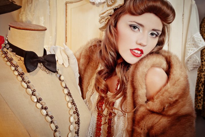 Female model photo shoot of Bonniee -makeup artist 