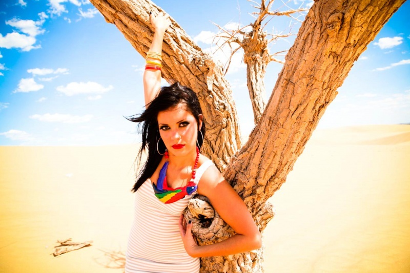 Female model photo shoot of Kelsey Self in Little Sahara