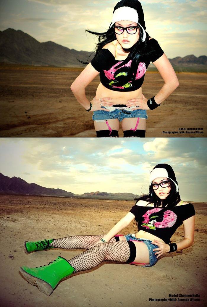 Female model photo shoot of Haffa by Amanda Wilson Photo in Middle of the Desert