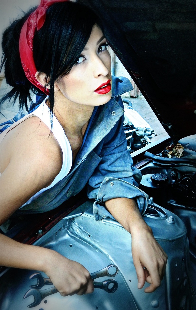 Female model photo shoot of Ready 2 Rock  in Long Beach, CA, makeup by Marisa Sandoval