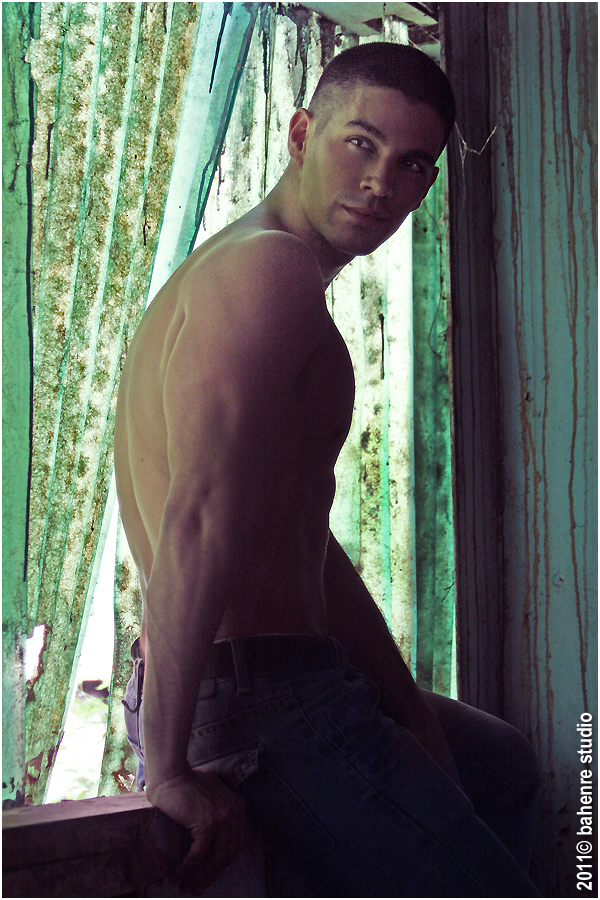 Male model photo shoot of bahenre studio in Guanica