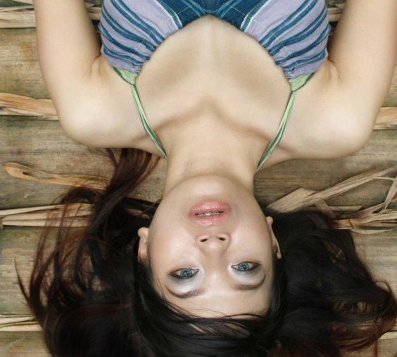 Female model photo shoot of lina erlina