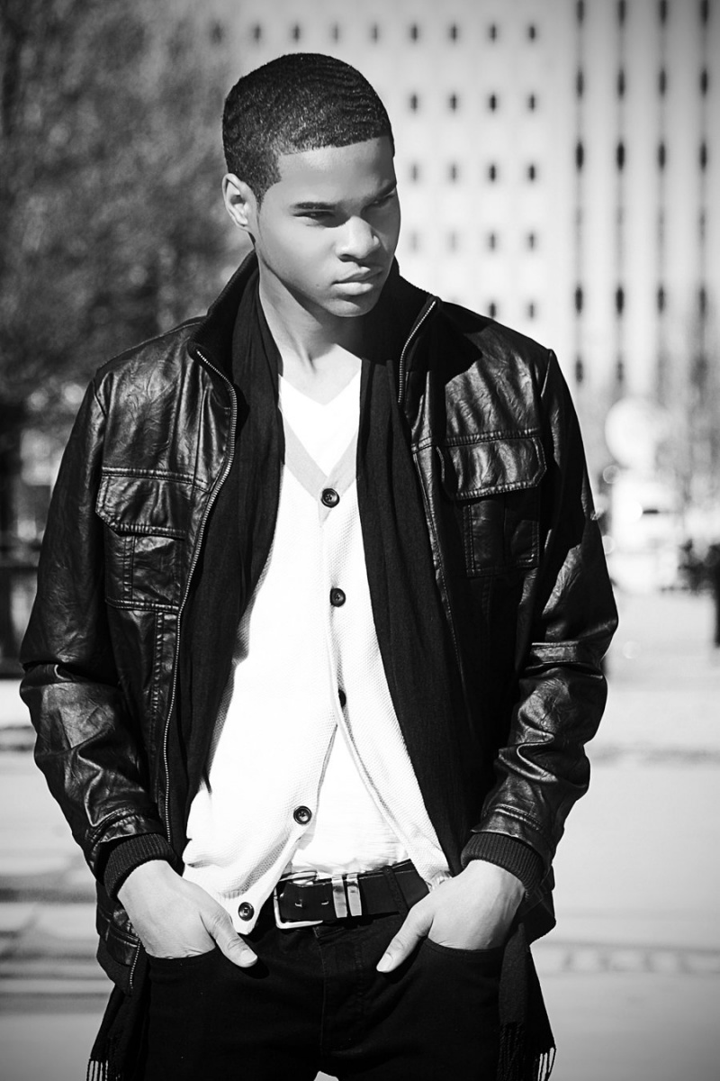 Male model photo shoot of Gregory Weathersby in Millennium Park- Chicago