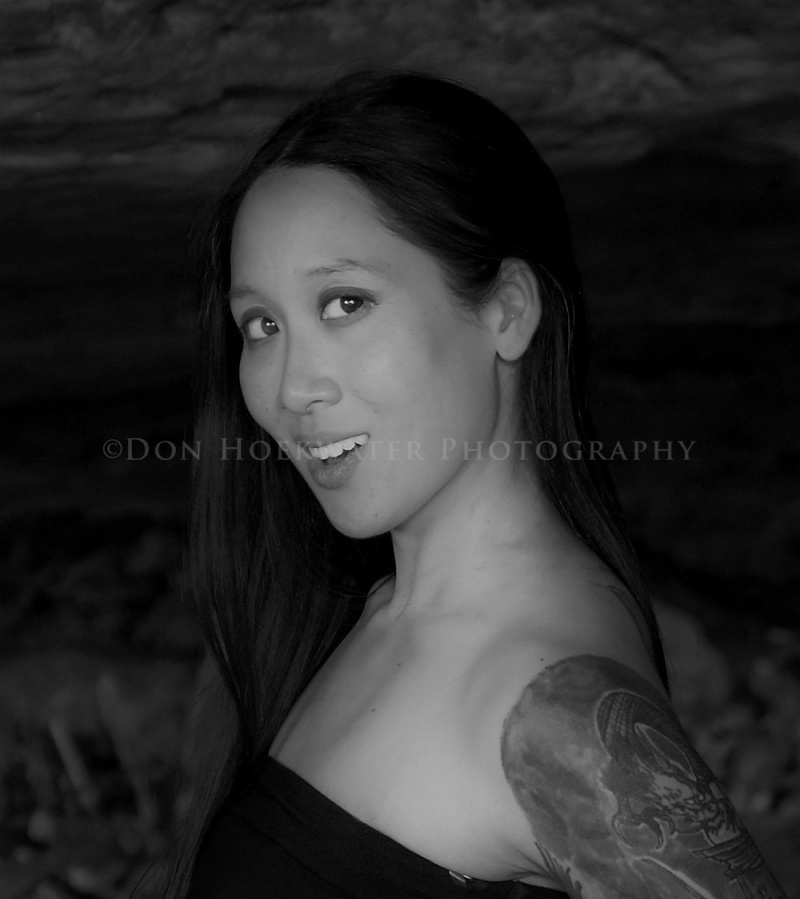 Female model photo shoot of CiXi DeMille by HoekPhoto in Pescadero, CA