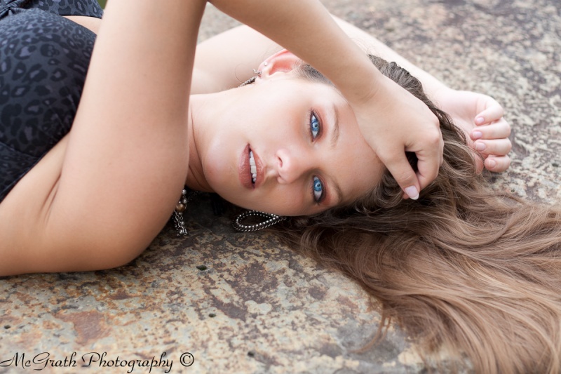 Female model photo shoot of apriil by McGrath