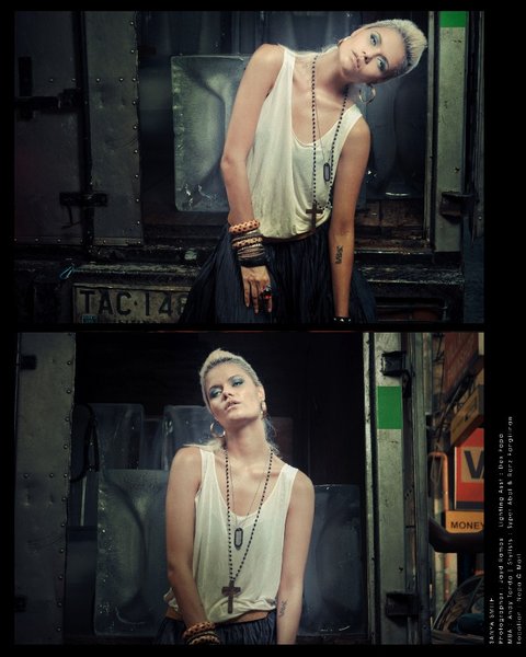 Female model photo shoot of Make-Up by Andrea Tonda