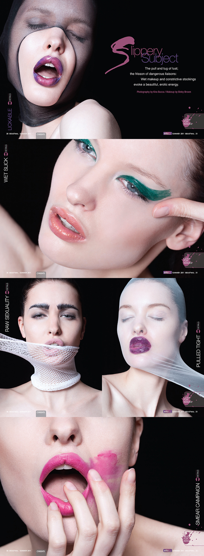 Female model photo shoot of Kira Bucca in Beauty Etc Magazine