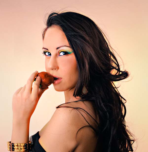 Female model photo shoot of Mirena Makeup Artist