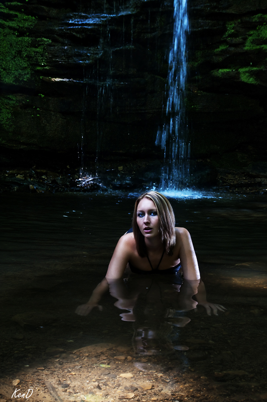 Female model photo shoot of Desiree Hardy by Ken D Photography in Dundee Falls