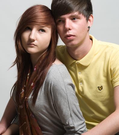 Male and Female model photo shoot of DamianPearson and AliceGreen by John McGuinness in Wallsend Studio