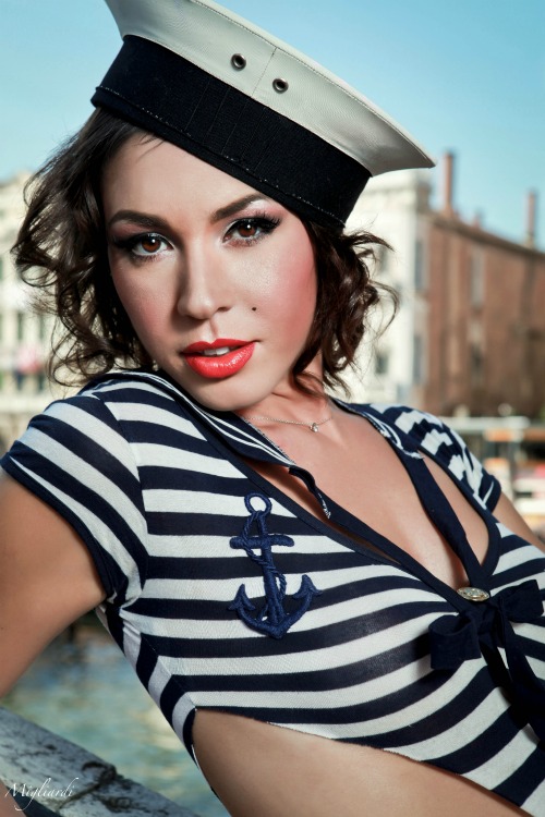 Female model photo shoot of Marica Fabbro by Alessio Migliardi in Venice
