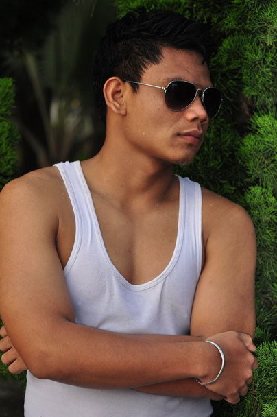 Male model photo shoot of Manroe Gerry in Samosir Island