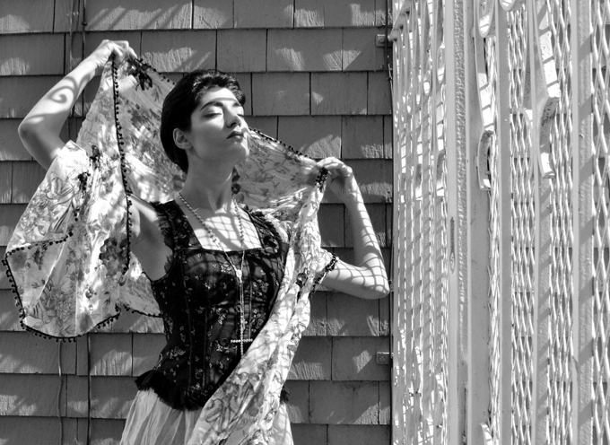 Female model photo shoot of Diana Burman and - g o l b o n - in San Francisco