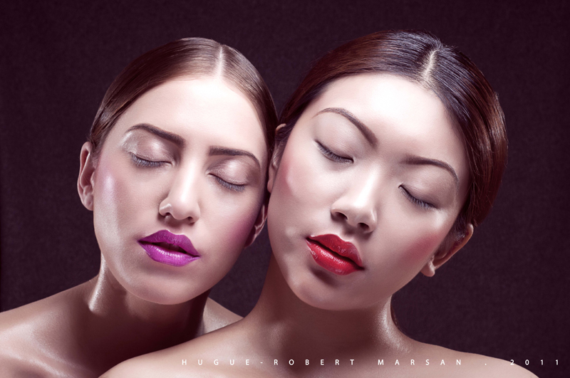 Male and Female model photo shoot of HRMarsan Photography, Ava Rivas- Lee  and Lara Zaki, makeup by Chez Akuri Makeup Desig
