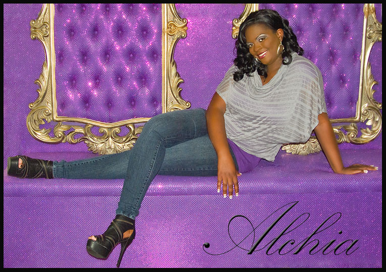 Female model photo shoot of Alchia Nelson by Southern Flavor , makeup by Makeup By Artist V