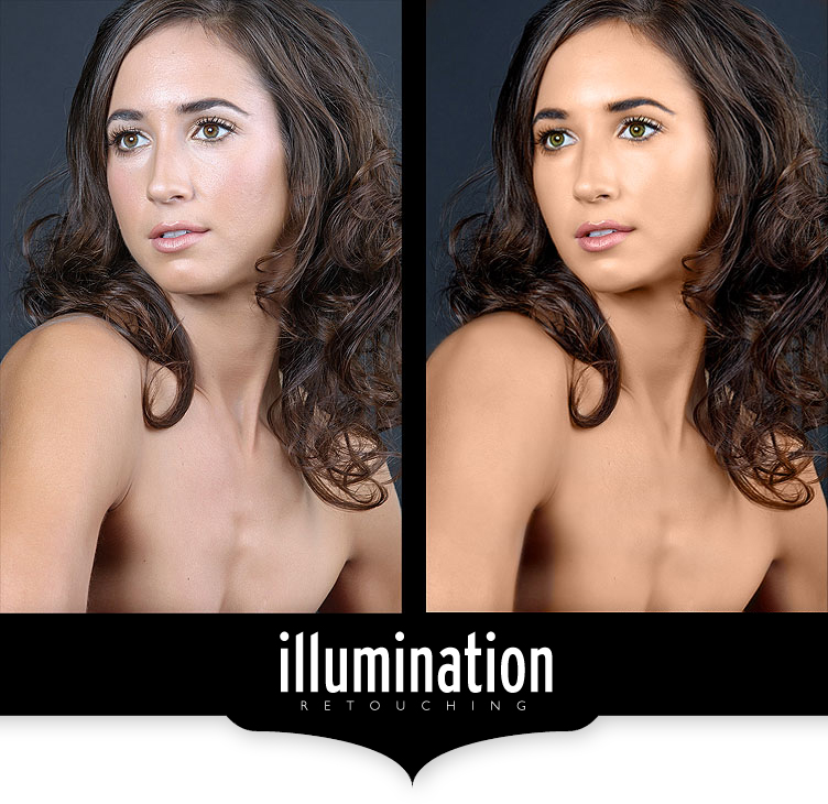 Female model photo shoot of Illumination Retouching and Meagan Gordon, makeup by Sable Lee Makeup hair
