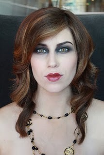 Female model photo shoot of Candice White, makeup by Olivia Hawthorne