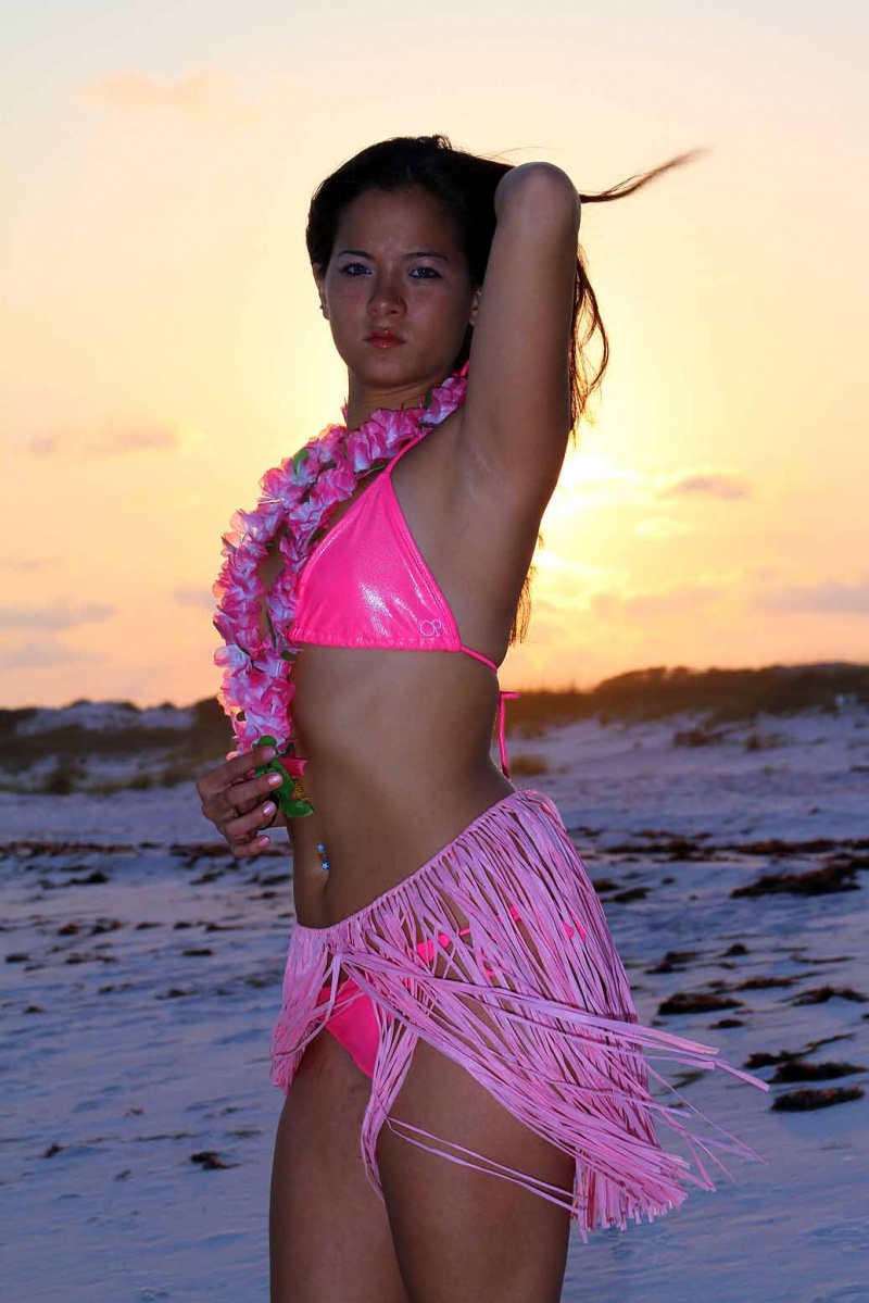 Female model photo shoot of Lexi Lin in Okaloosa Island Beach, FL