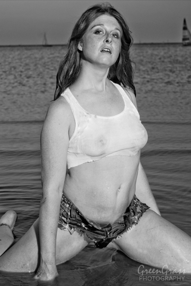 Female model photo shoot of Christine Chancey in Lake Heffner