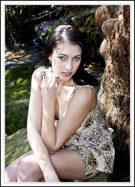 Female model photo shoot of Stardust Make-up in Somersby Falls.