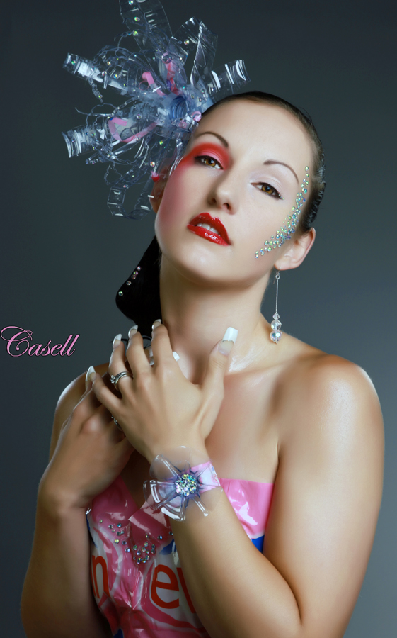 Female model photo shoot of OLA by casell, hair styled by Mathias Hair Design