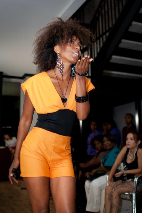 Female model photo shoot of DBeth Couture in Summer Bliss Fashion Show