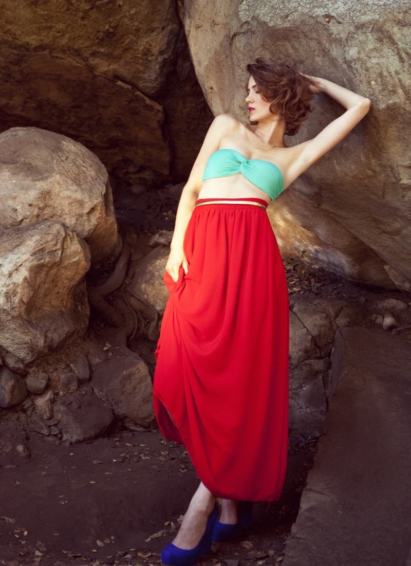 Female model photo shoot of Yume Look by Alexandra Gibbs in Santa Barbara, CA