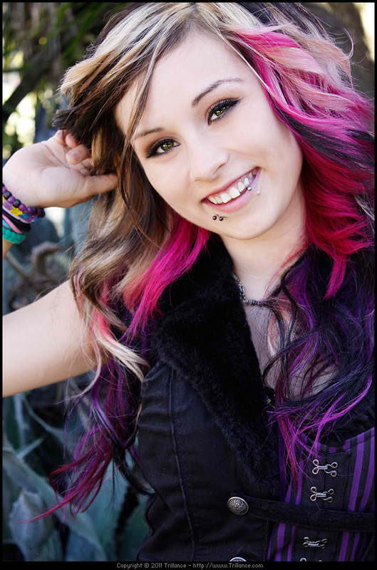 Female model photo shoot of SuicideKitten by Trillance in Central Park- Huntington Beach