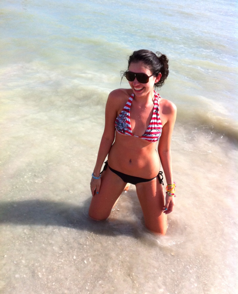 Female model photo shoot of Valeria Isabela in Sanibel Beach, FL