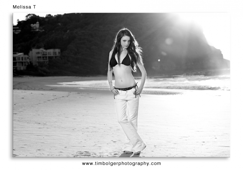 Female model photo shoot of Melissa Thorburn by Tim Bolger Photography in Avoca Beach