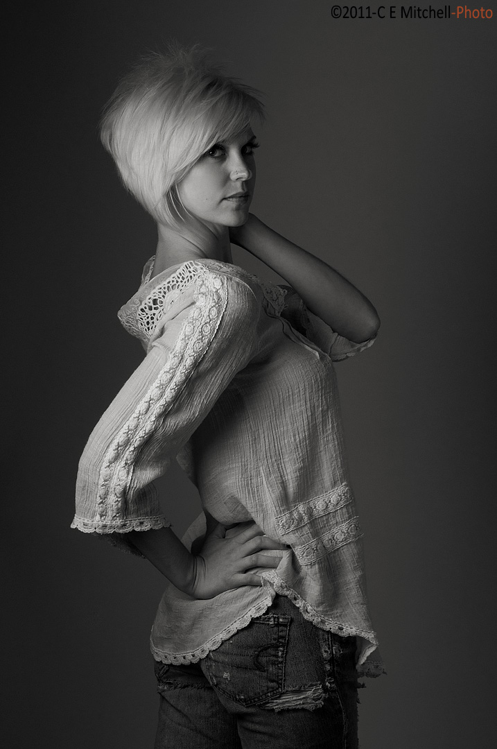 Female model photo shoot of Kelly Ln by C E  Mitchell Photo