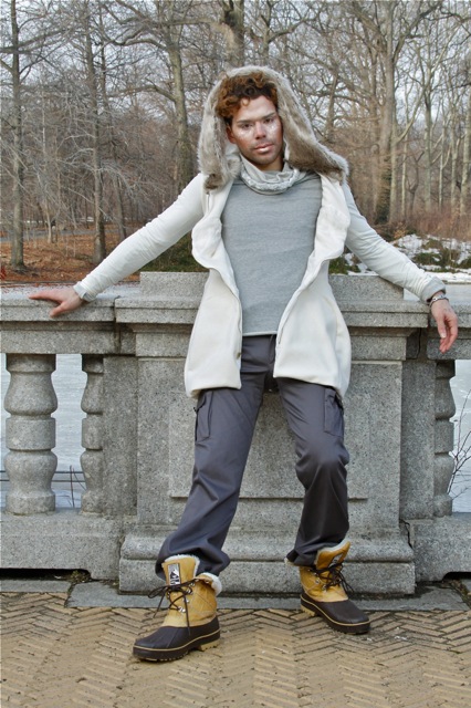 Male model photo shoot of Joshua Kingdom, clothing designed by  Ikaika by D Bones-Lark