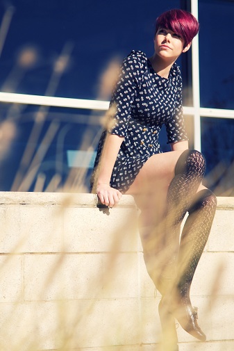 Female model photo shoot of KateEllen  in Campbelltown Arts Centre