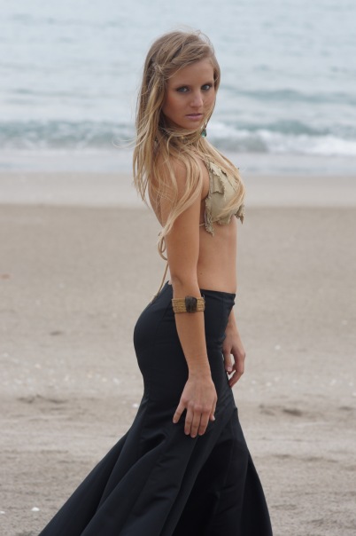 Female model photo shoot of Zlata Kotmina in Beach