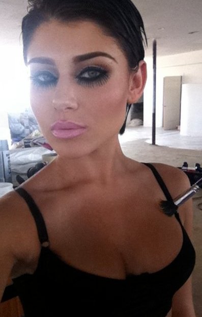 Female model photo shoot of Olya Rathjen, makeup by FindJane Doe 