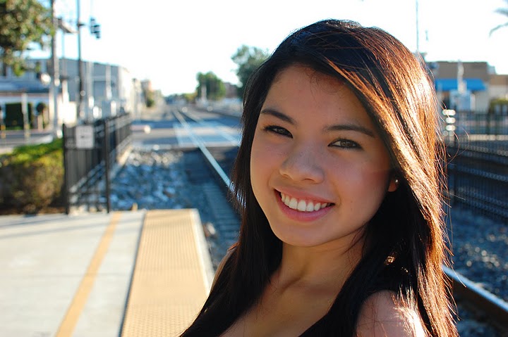 Female model photo shoot of Maria C Perez in Train Station