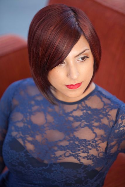 Female model photo shoot of Natali Tangherlini in Forme Salon, Santa Monica