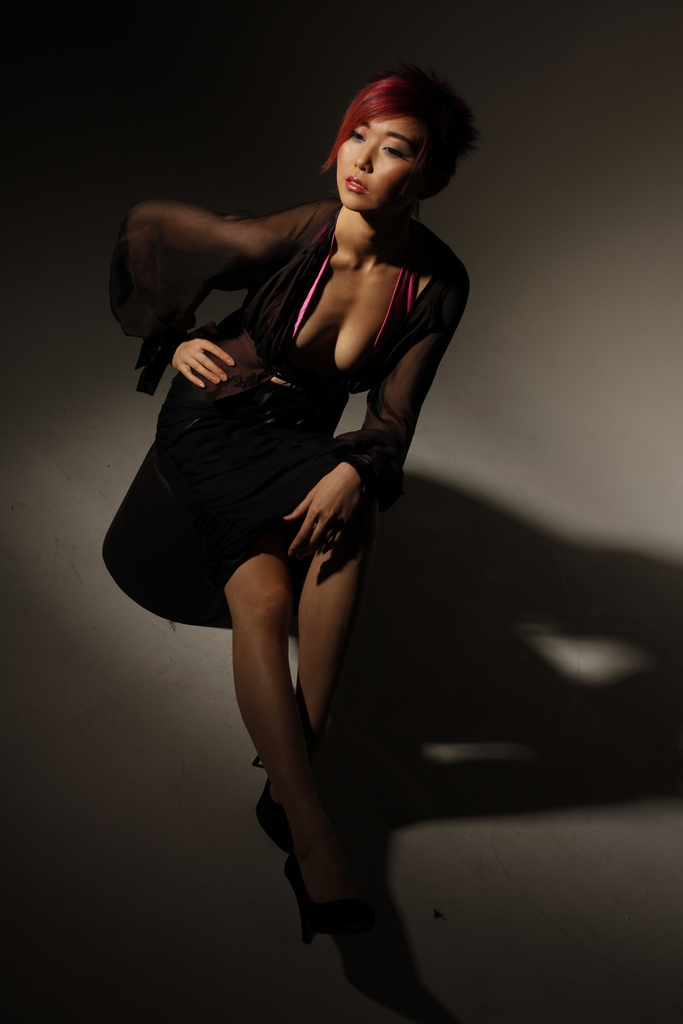 Female model photo shoot of Jacquelin Xin Liu