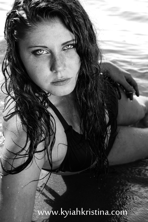 Female model photo shoot of Kyiah K in Sylvan Lake, Ab